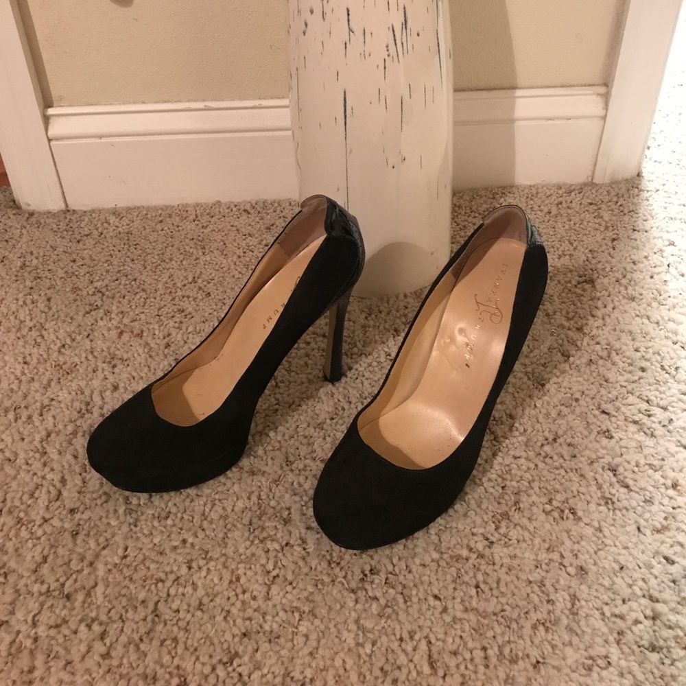 Ivanka Trump Black Sued Heels