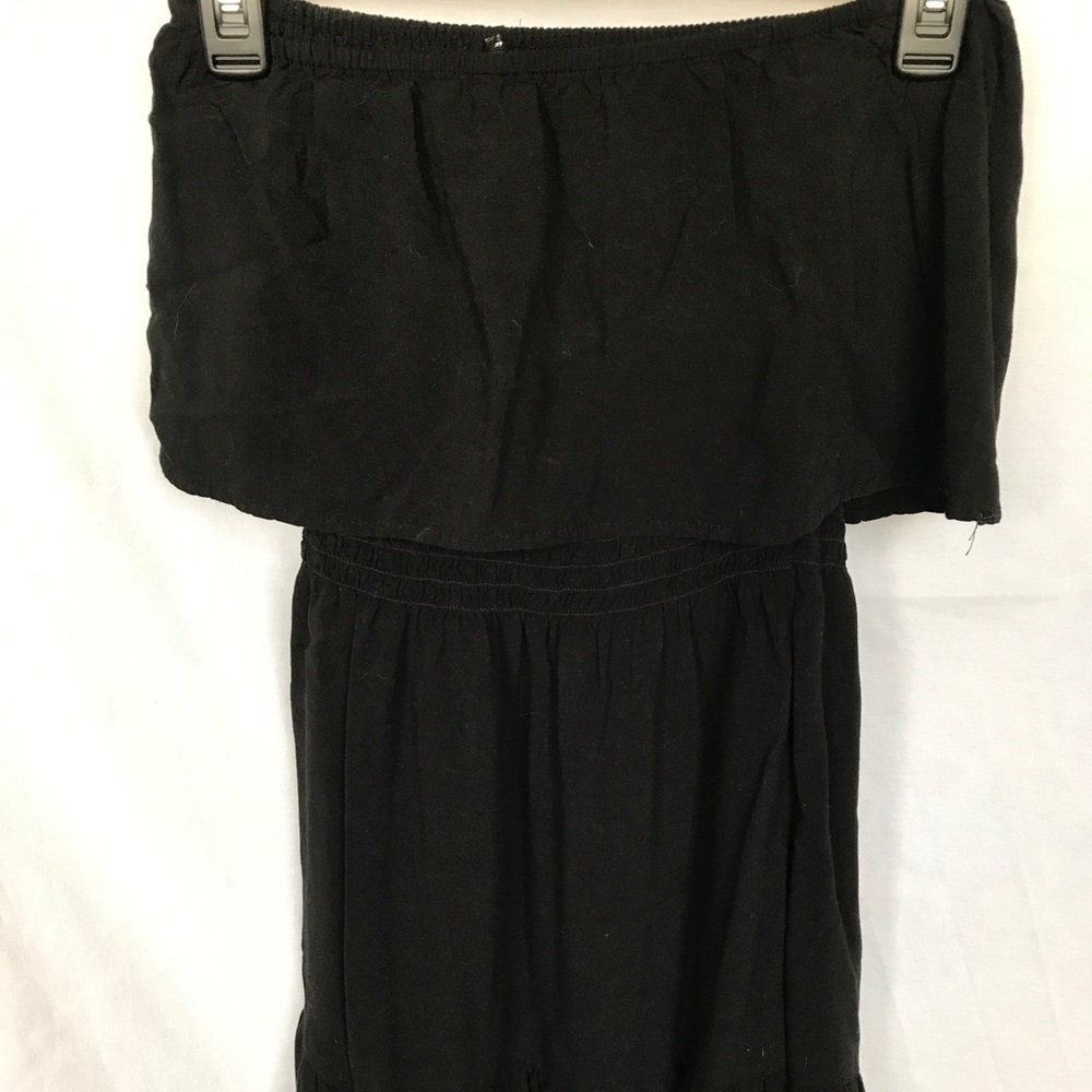 Strapless midi dress