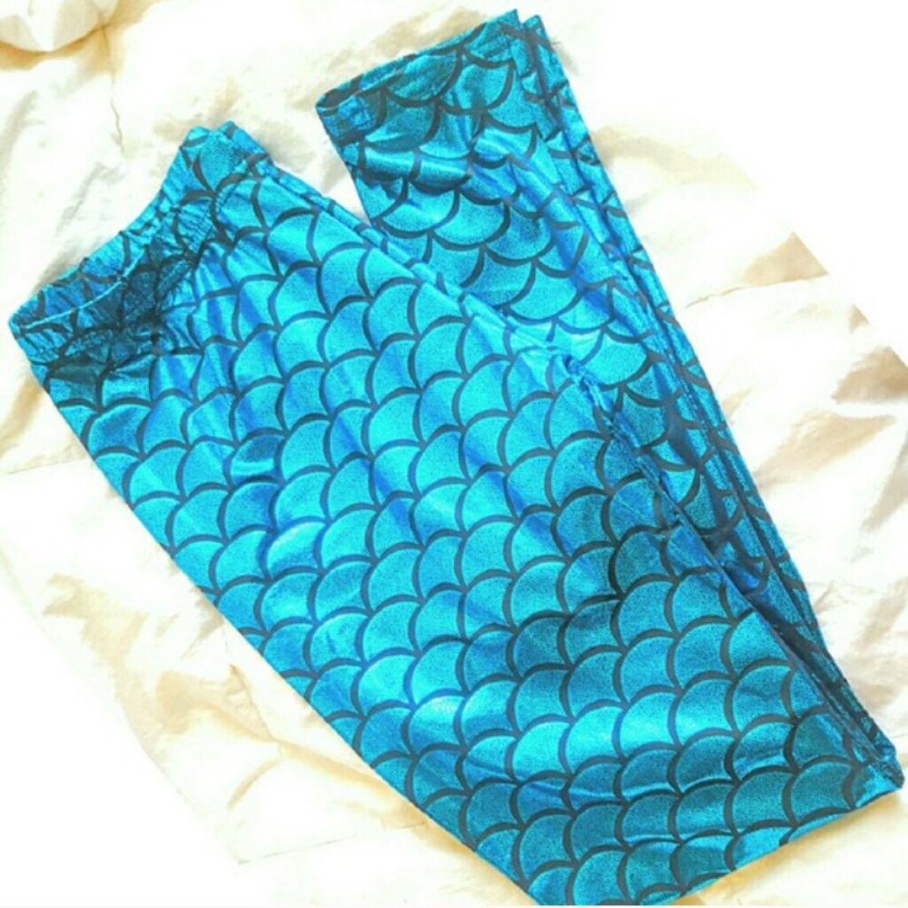 I heart raves * Mermaid leggings *