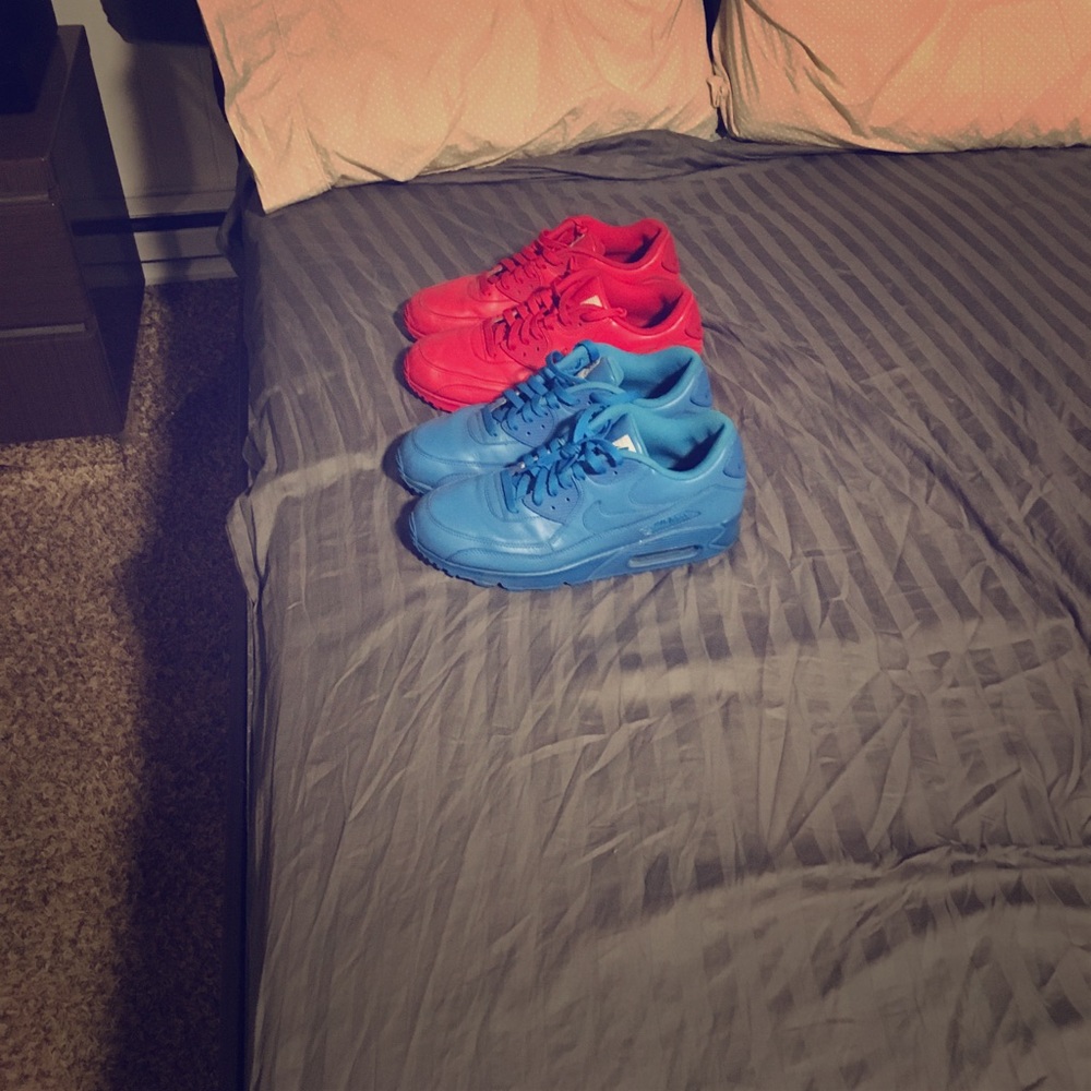 Nike ID custom made all leather Nike air max 90s