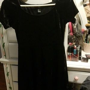 Velvet skater dress