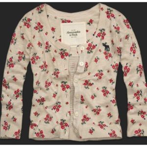 Abercrombie & Fitch Floral Cardigan