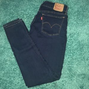 Levi's blue stretch denim
