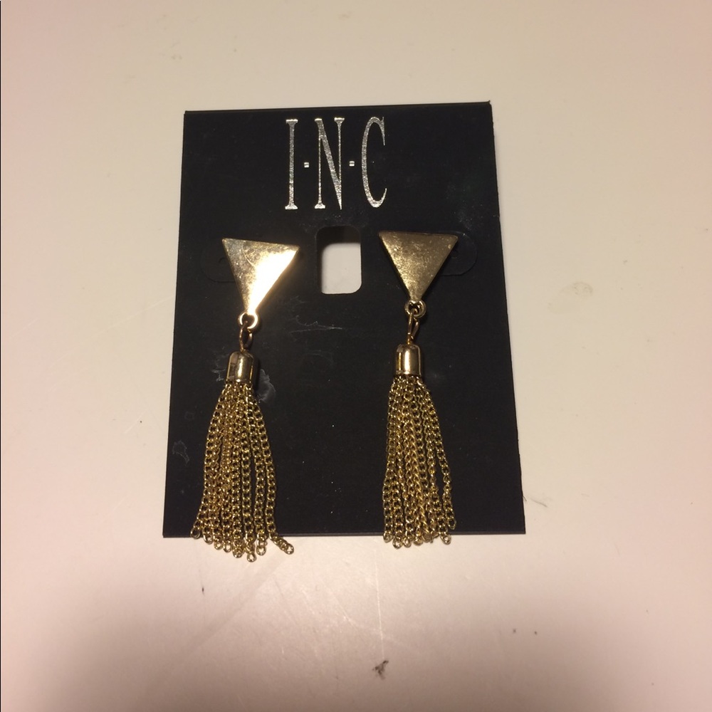 INC Triangle Earrings