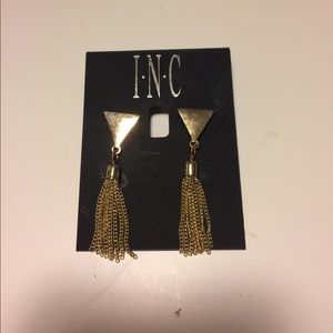 INC Triangle Earrings