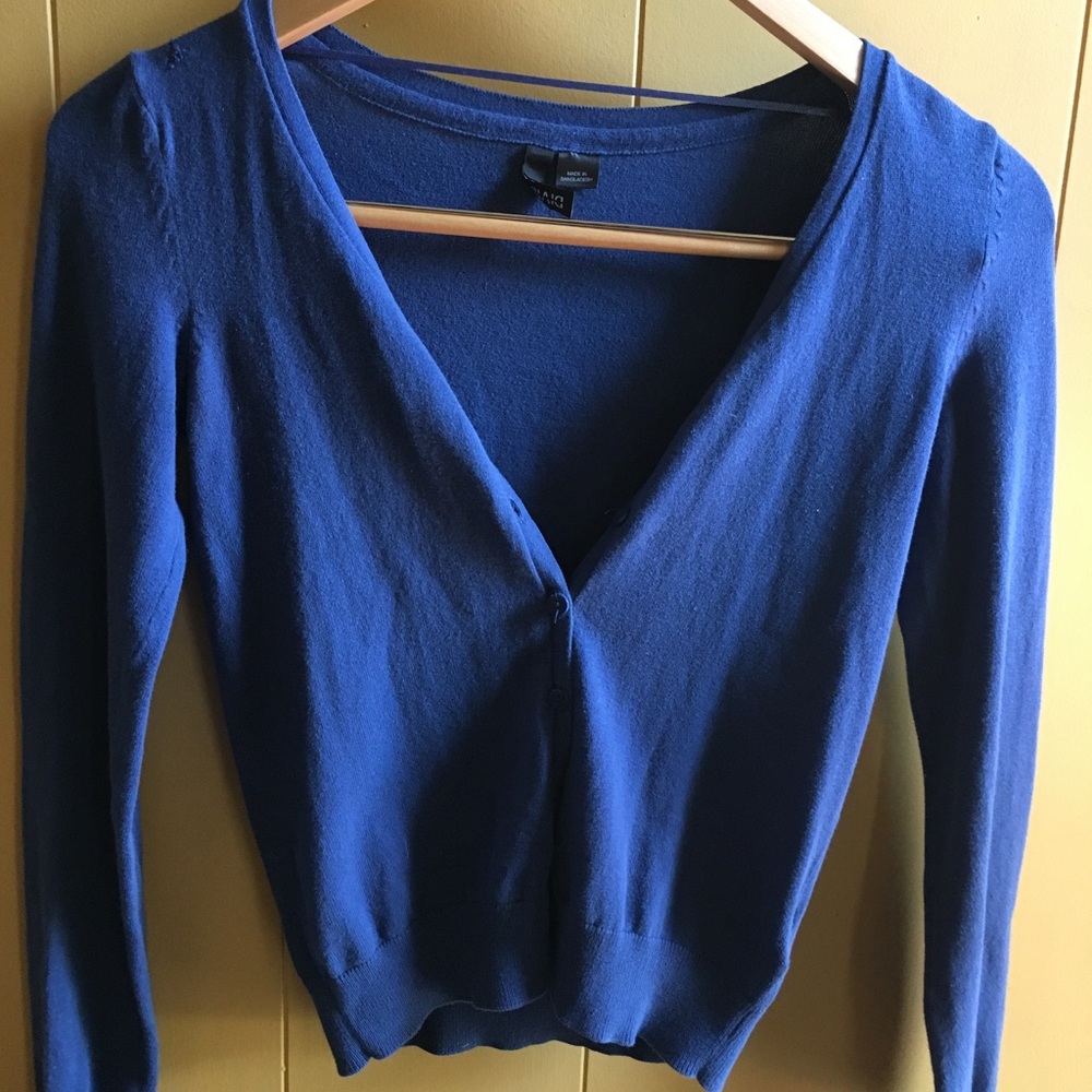 Soft blue cardigan