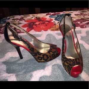 Leopard heels