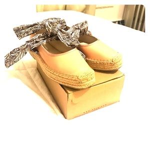 Zara Lace-up platform ballerinas