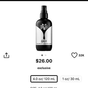 Kat Von D Lock-It  Makeup Setting Mist