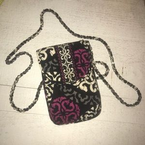 VERA BRADLEY - Canterberry Magenta phone crossbody