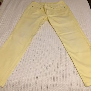 LOFT Jeans, Yellow Crop / Capri