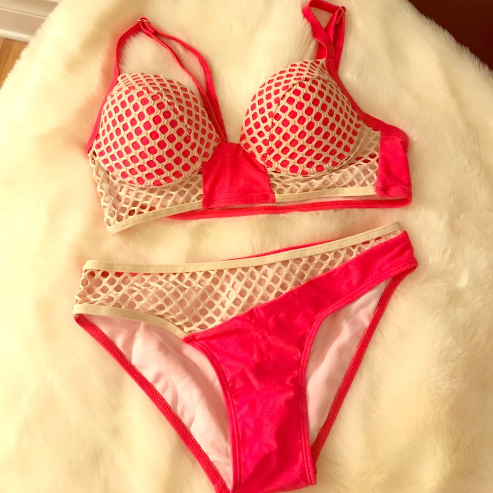 Netted bikini