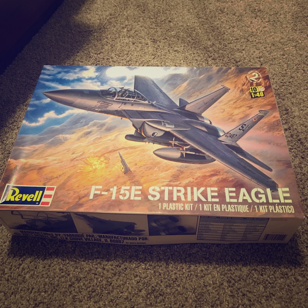 F-150 Strike Eagle model plane! Length 15 1/2"