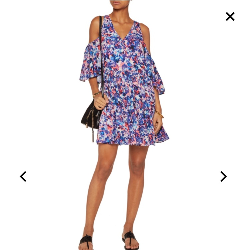 Rebecca Minkoff Robbie cold shoulder mini dress