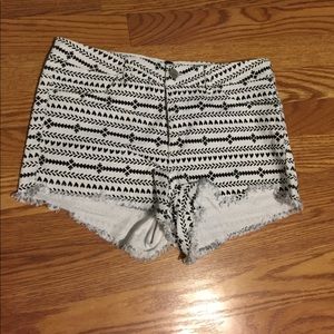 Ripped bottom shorts