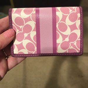 Coach small wallet PINK