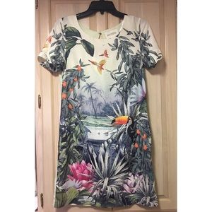 H&M Conscious Collection Rainforest Shift Dress