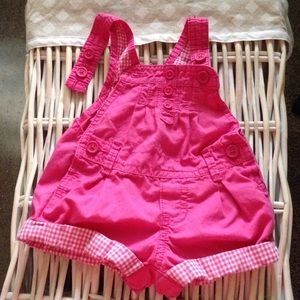 OshKosh B'Gosh pink overalls
