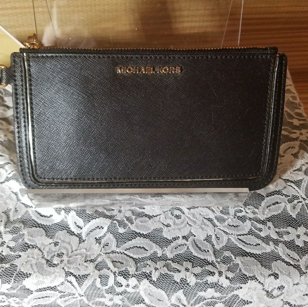 Michael Kors Framed Out Item Black  Wristlet