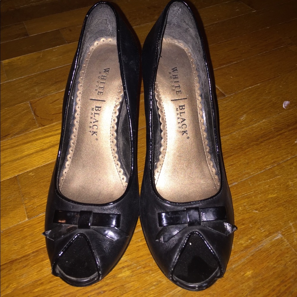 White House Black Market Peep Toes