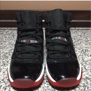 Nike Air Jordans Sz 5Y Bred 100 Authentic