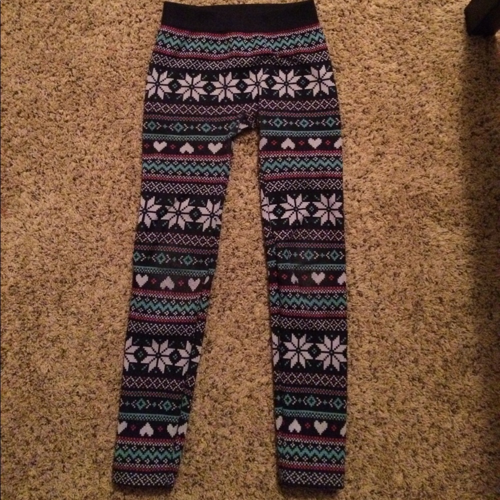 Winter ❄️ design leggings (extra fluff)