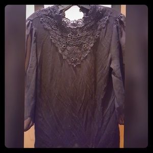 Lace front shirt