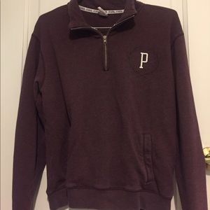 PINK Maroon Sweatshirt