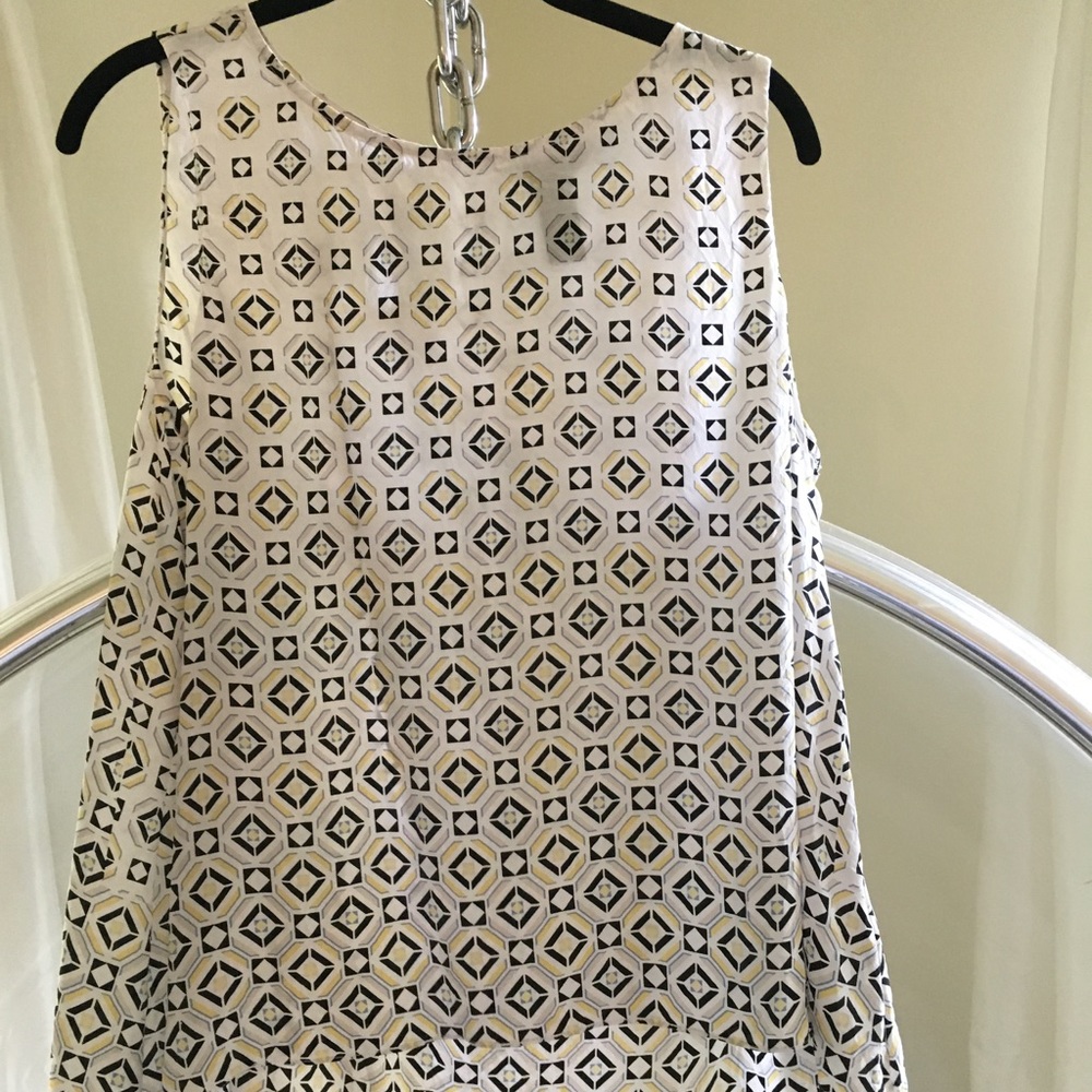 White House Black Market sleeveless silk blouse