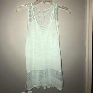 Teal tank top!