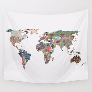 Map Tapestry Society6
