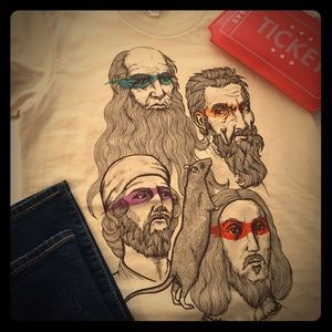 American Apparel classic girl ninja turtles