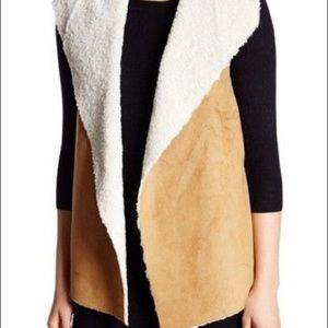 Faux fur vest