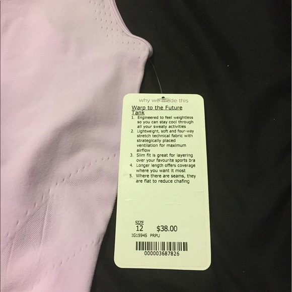 Ivivva Warp to the Future Tank, Size 12 - Picture 2 of 5