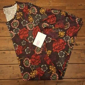 NWT Medium Lularoe Julia Dress Floral Print