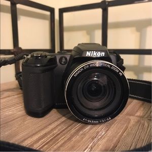 Black Nikon CoolPIX 120 camera
