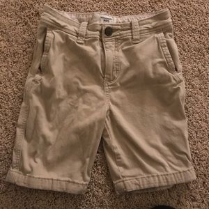 Boys khaki shorts, size 9/10