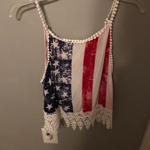 Rue 21 American flag tank top!