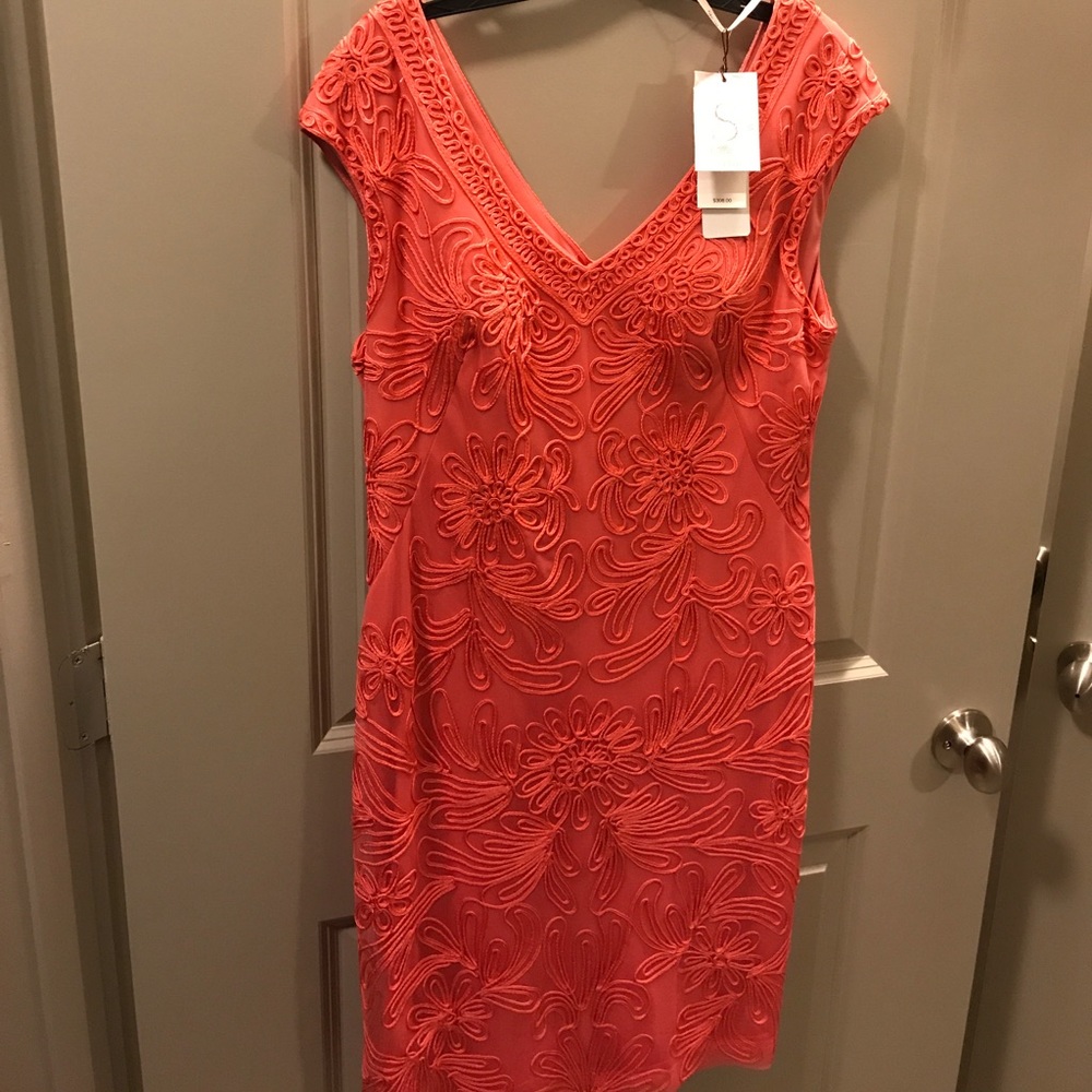 NWT Sue Wong Dress in New Persimmon (12)