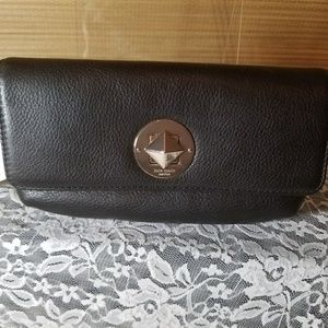 Kate Spade Black Wristlet Clutch Chyrstie Street