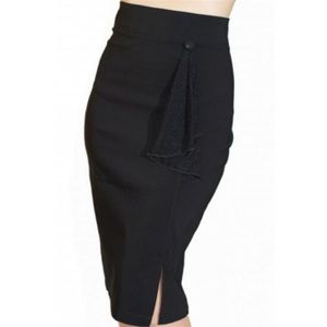 Sarina Ruffle pencil skirt by Rock Steady