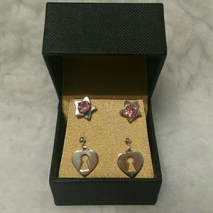 Anna Sheffield sterling silver earings set