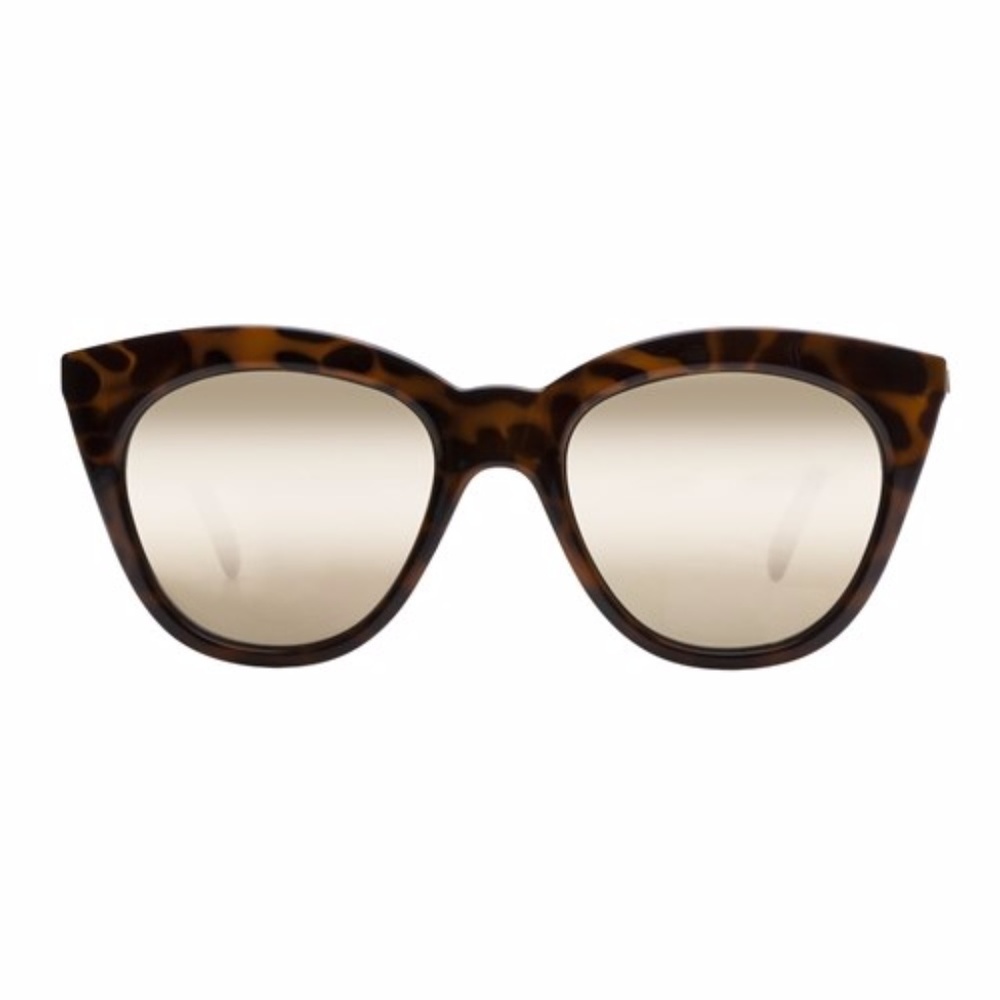 Le Specs "Halfmoon Magic" in Milky Tort