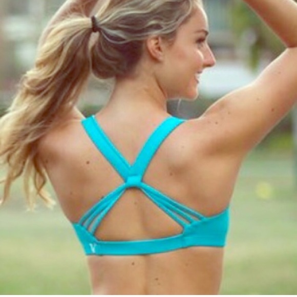 Other - NEW Teal Criss cross Sports Bra in Teal