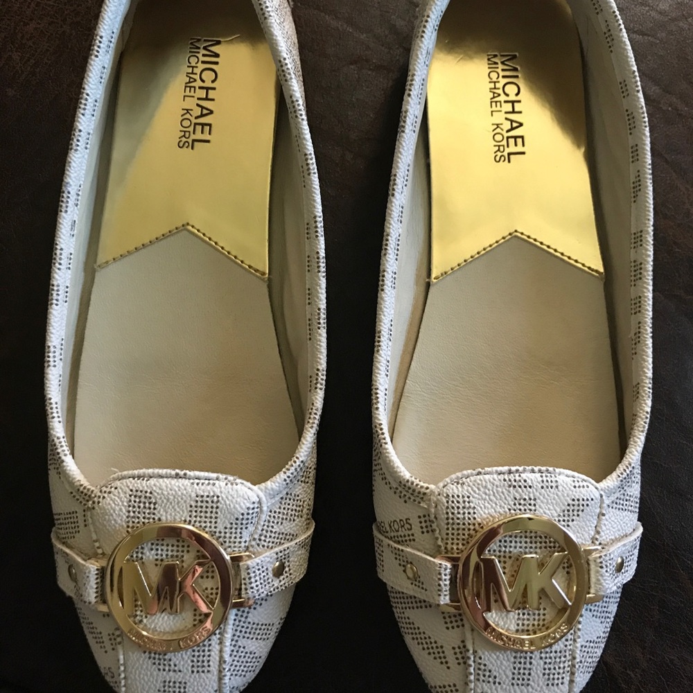 Michael Kors Fulton logo ballet flats