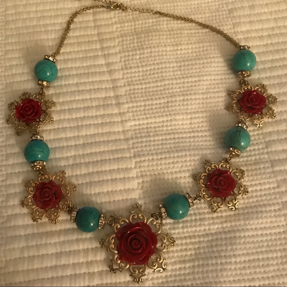 Statement necklace. Anthropologie