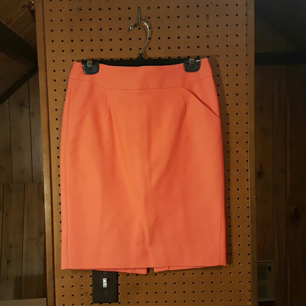 J. Crew Factory Double-Serge Cotton Pencil Skirt