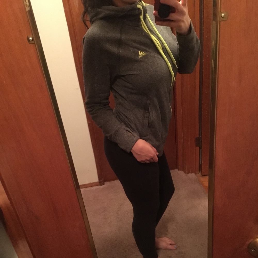 Adidas zip up sweatshirt