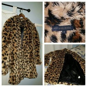 Leopard Print Coat