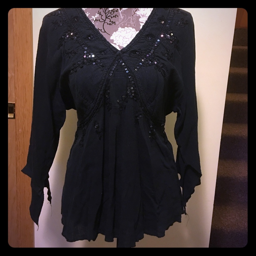 Sequins embellished blouse